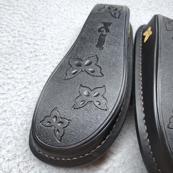 Alegria Classic Clog Sandal Women EU 36 / US 6 Bronze Metallic Leather ALG-201 - Picture 14 of 16